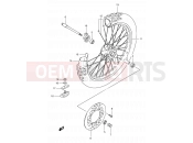 SUZUKI DR350 M (1991) (E01) 40 - FRONT WHEEL