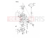 9B - CARBURETOR (DR350SUP/SR E39) - Suzuki DR350S L (1990) (E02)