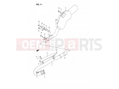 11 - MUFFLER - Suzuki DR350S L (1990) (E02)