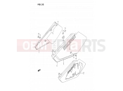 32 - FRAME COVER (MODEL L/M) - Suzuki DR350S L (1990) (E02)