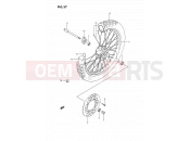 SUZUKI DR350S M (1991) (E02) 37 - FRONT WHEEL