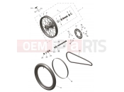 Rear Wheel - Triumph TF250-C 2025