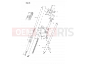 SUZUKI DS80 J (1988) (E03) 23 - FRONT FORK