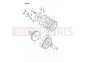 SUZUKI DS80 K (1989) (E24) 9 - CLUTCH