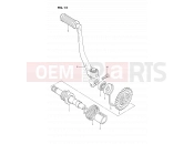 SUZUKI DS80 N (1992) (E24) 12 - KICK STARTER