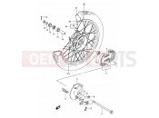 SUZUKI DS80 W (1998) (E24) 30 - FRONT WHEEL