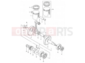 SUZUKI DS80 Y (2000) (E03,E28,E33) 4 - CRANKSHAFT