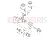 SUZUKI DS80 Y (2000) (E24) 4 - CRANKSHAFT