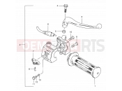 SUZUKI FB100 / FB100D S (1995) 41 - RIGHT HANDLE LEVER