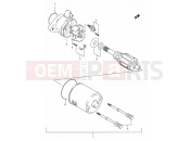 18 - STARTER MOTOR (FB100DG/DR/DS/DV) - Suzuki FB100 / FB100D V (1997)