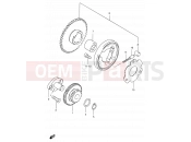 SUZUKI FB100 X (1999) 6 - STARTER CLUTCH (FB100DG/DR/DS/DV)