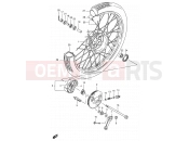 SUZUKI FB100 X (1999) 48 - FRONT WHEEL (SEE NOTE)