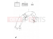 SUZUKI FB100 Y (2000) 43 - REAR FENDER