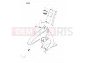 SUZUKI FB50 M (1991) 33 - FRONT FENDER