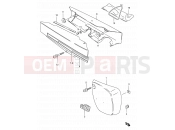 SUZUKI FB80 K (1989) 29 - FRAME COVER (MODEL K)