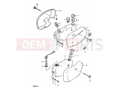 SUZUKI FR80 X (1999) 32 - OIL TANK - FRAME COVER