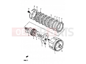 SUZUKI FR80 Z (1982) 10 - CLUTCH