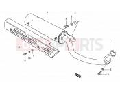 SUZUKI FZ50 G (1986) 9 - MUFFLER