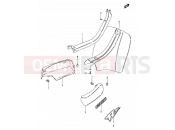 SUZUKI FZ50 L (1990) 38A - FRAME COVER (MODEL K/L/P)