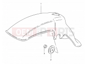 SUZUKI FZ50 L (1990) 44 - FRONT FENDER