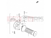 SUZUKI FZ50 L (1990) 48 - RIGHT HANDLE SWITCH (E06, E09, E10, E24, E25, E26)