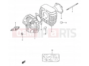 SUZUKI FZ50N P (1993) 1 - CYLINDER