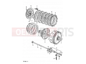 SUZUKI GP100 / GP100E D (1983) 9 - CLUTCH