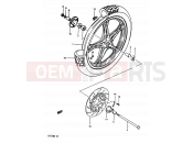 SUZUKI GR650 / GR650X E (1984) 58 - FRONT WHEEL (GR65XD/E)