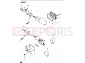 27 - TURN SIGNAL LAMP (E01, E06, E24) - Suzuki GS1100G G (1986)