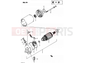 SUZUKI GS450S Z (1983) 23 - STARTING MOTOR