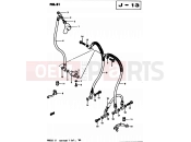 SUZUKI GS450S Z (1983) 81 - FRONT BRAKE HOSE (E34)