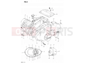 SUZUKI GS450L X (1999) 6 - CRANKCASE COVER