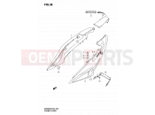 SUZUKI GS500 K3 (2003) (P19,P24,P54) 38 - FRAME COVER (MODEL K3)