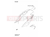 SUZUKI GS500 K3 (2003) (P19,P24,P54) 38D - FRAME COVER (GS500FK5/FUK5)