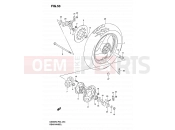 SUZUKI GS500 K3 (2003) (P19,P24,P54) 53 - REAR WHEEL