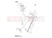 SUZUKI GS500 K3 (2003) (P19,P24,P54) 55 - REAR MASTER CYLINDER (MODEL K3)