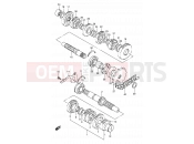 SUZUKI GS500E / GS500EU M (1991) (E01,E02,E04,E15,E16,E17,E21,E22,E24,E25,E34,E39,E53) 16 - TRANSMISSION