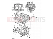 SUZUKI GS650GT Z (1982) 5 - CRANKCASE