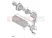 SUZUKI GS650GT Z (1982) 16 - CLUTCH