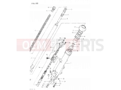 SUZUKI GSX400E E (1984) 44 - FRONT FORK LEFT DAMPER