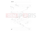 65 - REAR SWINGING ARM - Suzuki GSX500ES E (1984)
