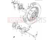 79 - REAR WHEEL (MODEL D) - Suzuki GSX750ES D (1983)