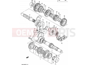18 - TRANSMISSION - Suzuki GSX750ES / GSX750EF / GSX750E E (1984)