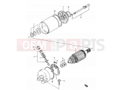 21 - STARTING MOTOR - Suzuki GSX750ES / GSX750EF / GSX750E E (1984)