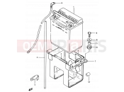 24 - BATTERY - Suzuki GSX750ES / GSX750EF / GSX750E E (1984)