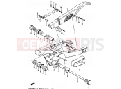 73 - REAR SWINGING ARM (MODEL E) - Suzuki GSX750ES / GSX750EF / GSX750E E (1984)