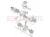 SUZUKI GT250 X (1999) 4 - CRANKSHAFT