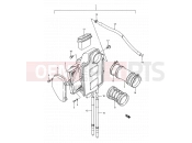 11 - AIR CLEANER - Suzuki LS650 M (1991) Savage (E03,E28,E33)
