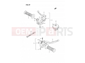 37 - HANDLE SWITCH (E15) - Suzuki PV50 D (1983)