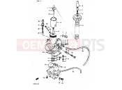 SUZUKI RG125 J (1988) Gamma 5 - CARBURETOR